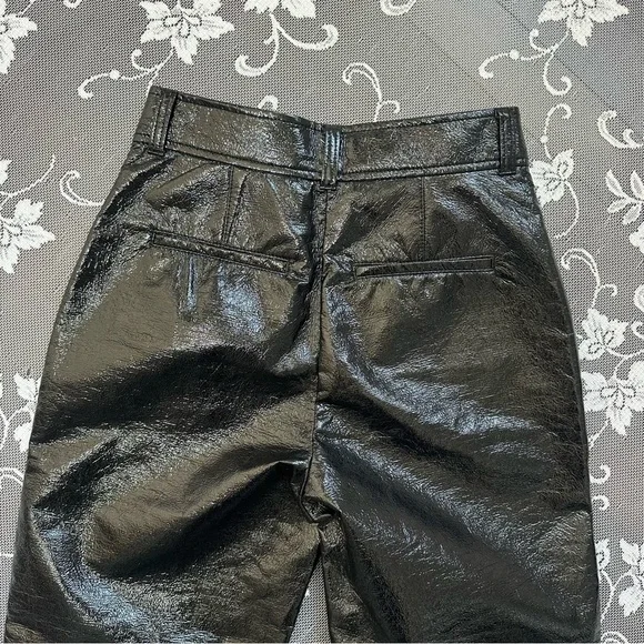 Aritzia Babaton The New Command Pant in Black Gloss Sz 2 - Picture 4 of 11